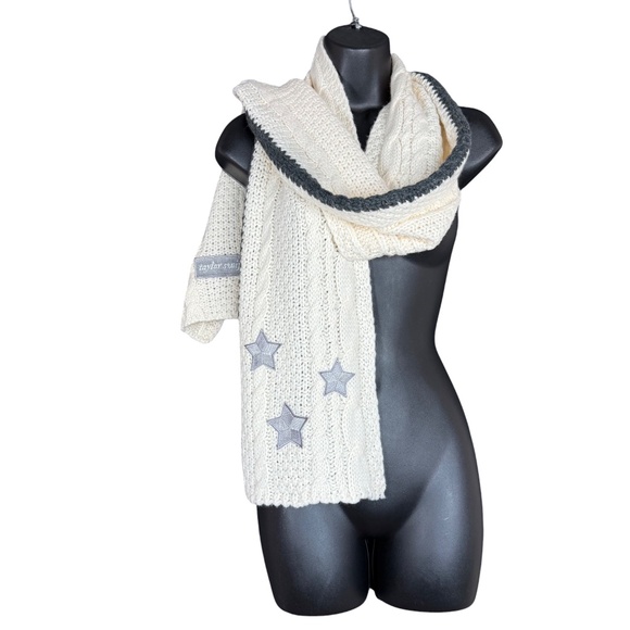 Taylor Swift Accessories - Taylor Swift Folklore Album White Cable Knit Scarf